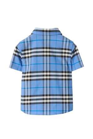 camicia in cotone blu BURBERRY KIDS | 8121253C4258